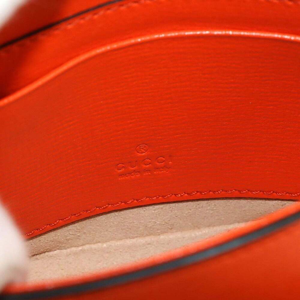 GUCCI Orange Leather Horsebit Bag - Picture 8 of 10